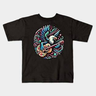 Melodic Eagle Serenade Kids T-Shirt